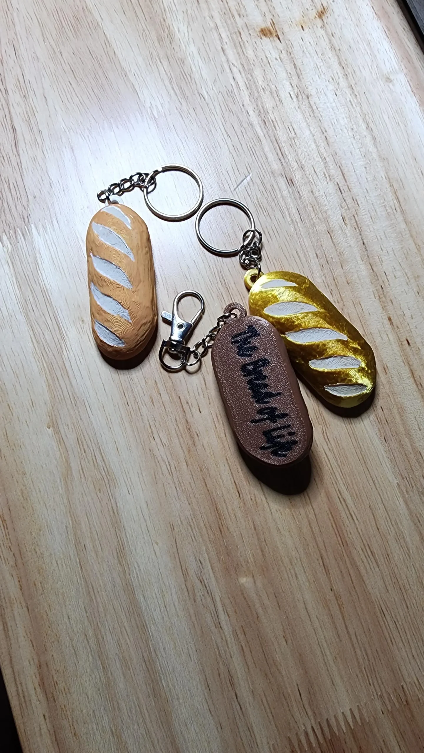 3D Printed Bread of Life Keychain – NFC Daily Bible Verse - Image 2
